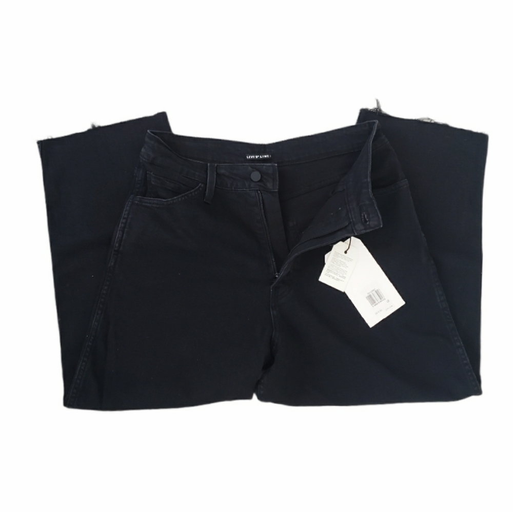 Levi's Ribcage Line 8 Premium Straight Ankle Jeans - Picture 6 of 15